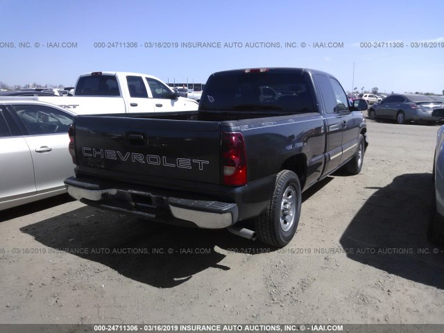 2GCEC19X631328793 - 2003 CHEVROLET SILVERADO C1500 BLACK photo 4