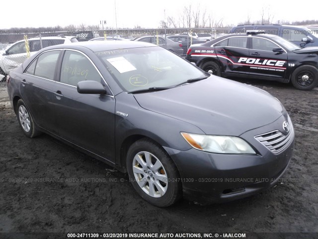 4T1BB46K08U031770 - 2008 TOYOTA CAMRY HYBRID GRAY photo 1