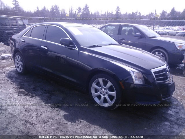 1G6AG5RX1D0160152 - 2013 CADILLAC ATS BLACK photo 1