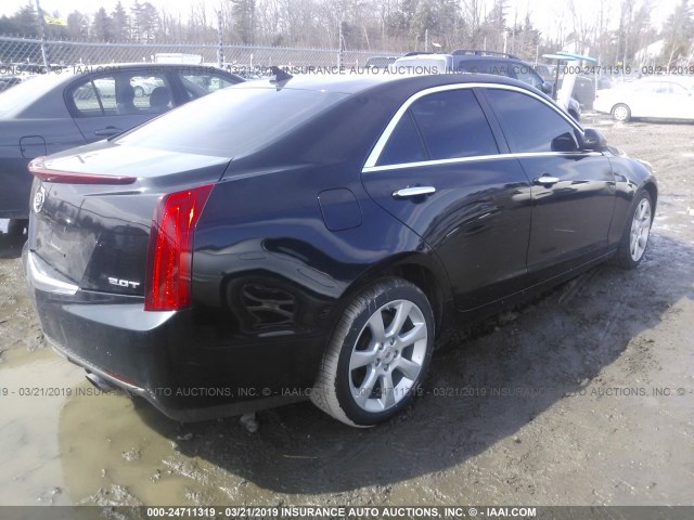 1G6AG5RX1D0160152 - 2013 CADILLAC ATS BLACK photo 4