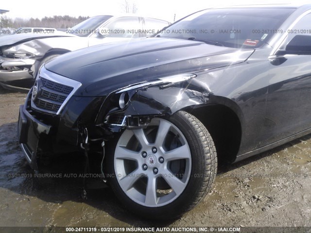 1G6AG5RX1D0160152 - 2013 CADILLAC ATS BLACK photo 6