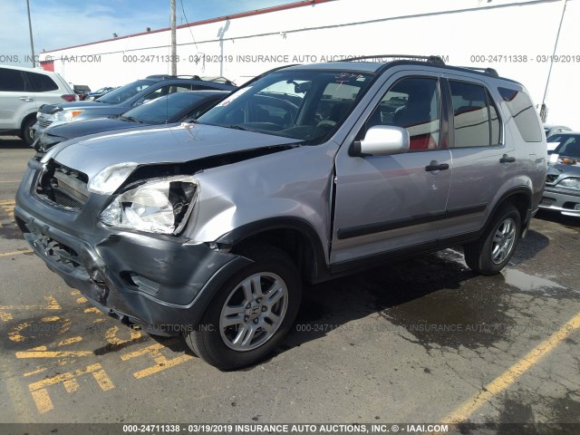 JHLRD78803C031608 - 2003 HONDA CR-V EX ვერცხლისფერი ფოტო 2
