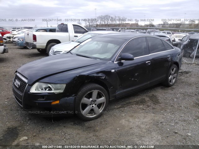 WAUAH74F78N065167 - 2008 AUDI A6 3.2 BLUE photo 2