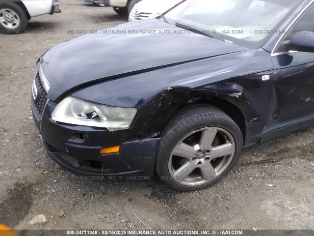 WAUAH74F78N065167 - 2008 AUDI A6 3.2 BLUE photo 6