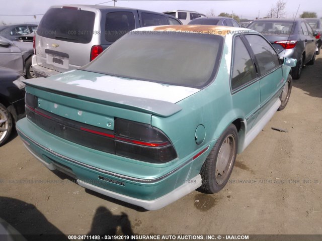 1G1LW14T8LY213508 - 1990 CHEVROLET BERETTA GT TURQUOISE photo 4