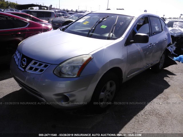 JN8AS5MT6BW165815 - 2011 NISSAN ROGUE S/SV/KROM SILVER photo 2