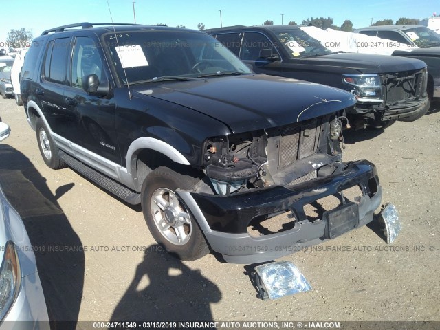 1FMZU63E72ZB25514 - 2002 FORD EXPLORER XLT BLACK photo 1