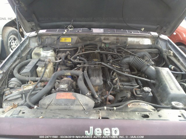 1J4FJ58S9NL167953 - 1992 JEEP CHEROKEE LAREDO BROWN photo 10