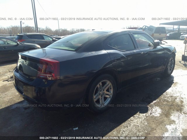 2B3KA43G06H461680 - 2006 DODGE CHARGER SE/SXT Dark Blue photo 4