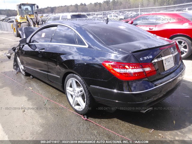 WDDKJ5KB7DF187750 - 2013 MERCEDES-BENZ E 350 BLACK photo 3