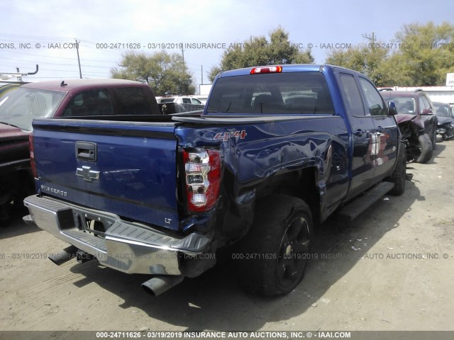 1GCVKRECXEZ194482 - 2014 CHEVROLET SILVERADO K1500 LT BLUE photo 4