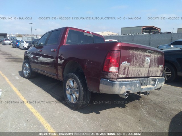 3C6RR7LTXJG226787 - 2018 RAM 1500 SLT RED photo 3