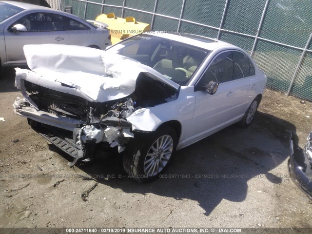 YV1AS982181059583 - 2008 VOLVO S80 3.2 WHITE photo 2