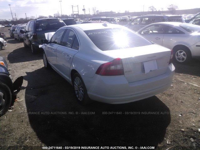 YV1AS982181059583 - 2008 VOLVO S80 3.2 WHITE photo 3