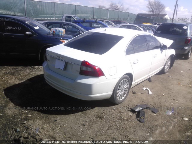 YV1AS982181059583 - 2008 VOLVO S80 3.2 WHITE photo 4