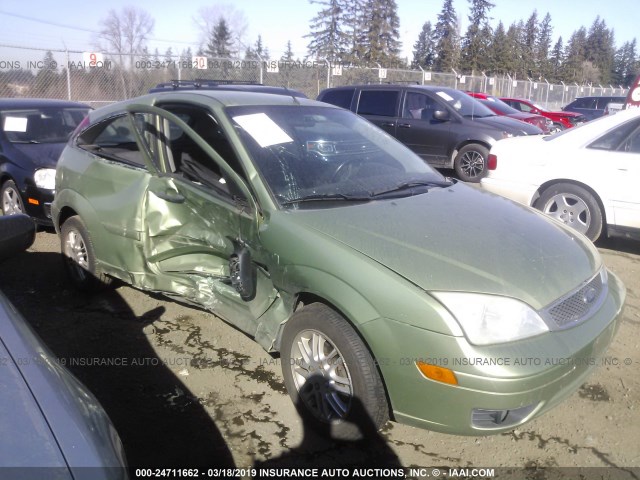 1FAHP31N17W157687 - 2007 FORD FOCUS ZX3/S/SE/SES GREEN photo 1