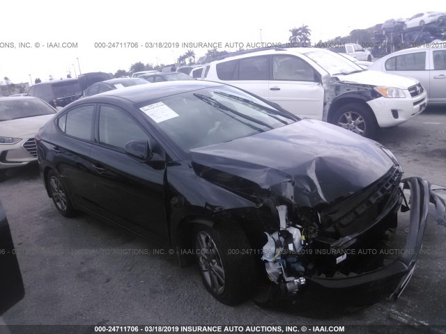 5NPD84LF0JH226772 - 2018 HYUNDAI ELANTRA SEL/VALUE/LIMITED BLACK photo 1