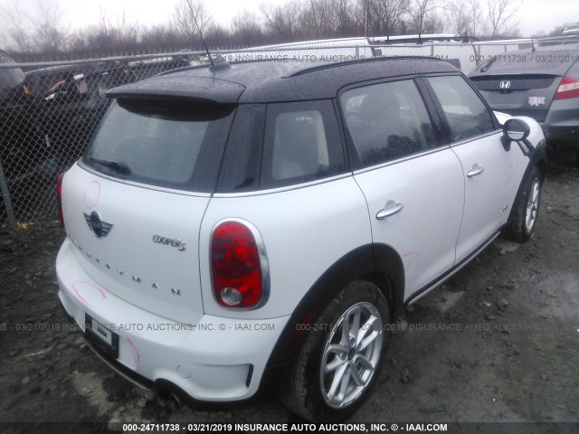 WMWZC5C59FWP46033 - 2015 MINI COOPER S COUNTRYMAN 白色 照片 4