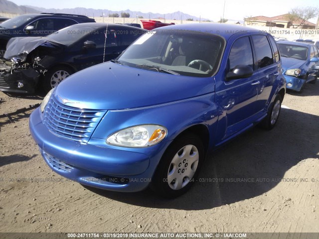 3C4FY58B25T609994 - 2005 CHRYSLER PT CRUISER TOURING BLUE photo 2