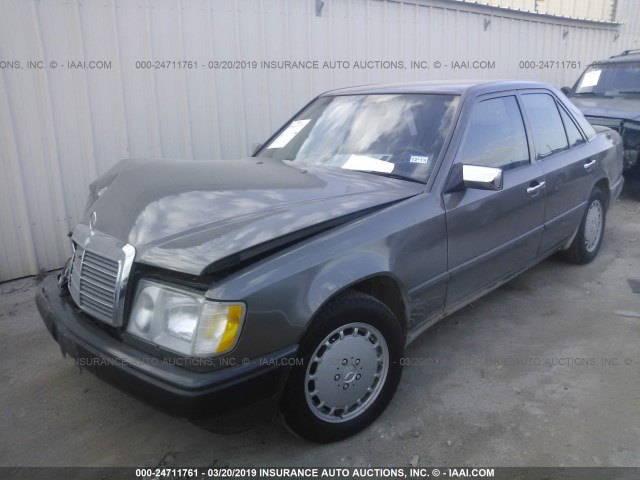 WDBEA30D8HA376652 - 1987 MERCEDES-BENZ 300 E GRAY photo 2