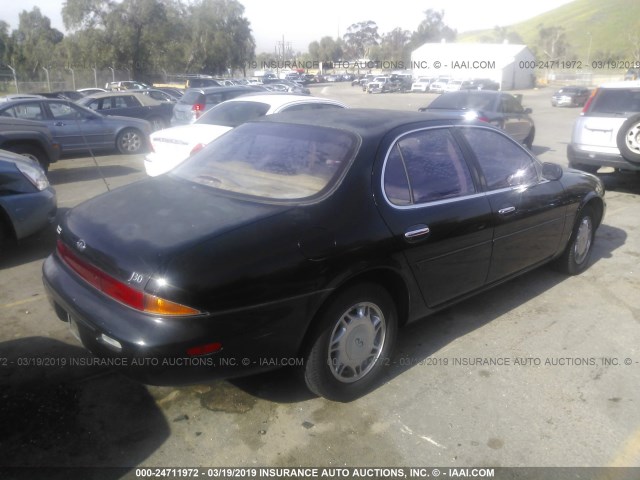 JNKAY21D7SM200488 - 1995 INFINITI J30 BLACK photo 4