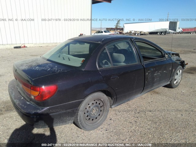 1G8ZJ5272YZ145120 - 2000 SATURN SL2 PURPLE photo 4