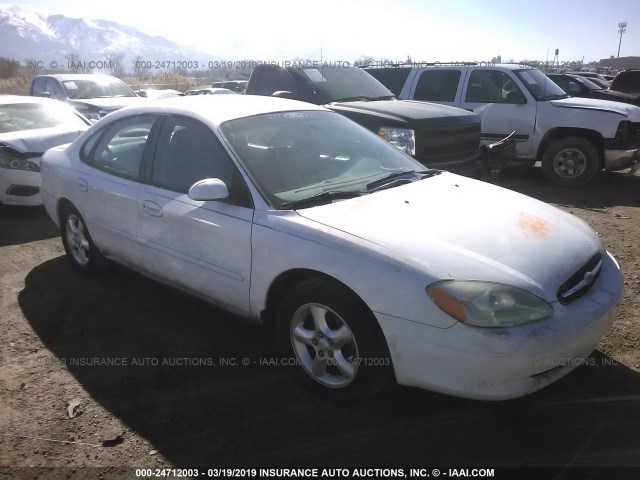 1FAFP55241A252512 - 2001 FORD TAURUS SES WHITE photo 1