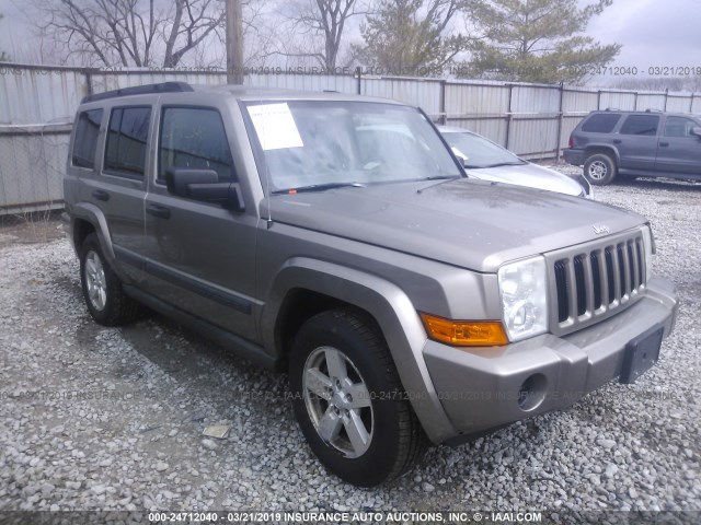 1J8HG48N66C198959 - 2006 JEEP COMMANDER GOLD photo 1