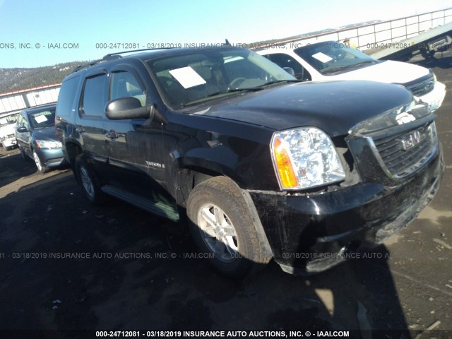 1GKFK13027J324016 - 2007 GMC YUKON BLACK photo 1