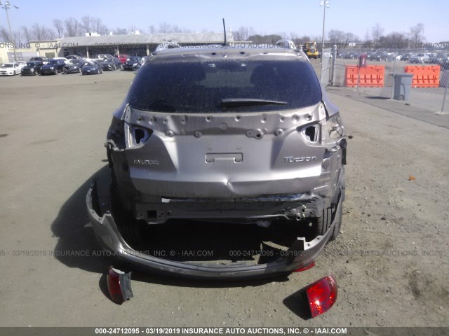 KM8JU3AC0BU262918 - 2011 HYUNDAI TUCSON GLS/LIMITED ნაცრისფერი ფოტო 6