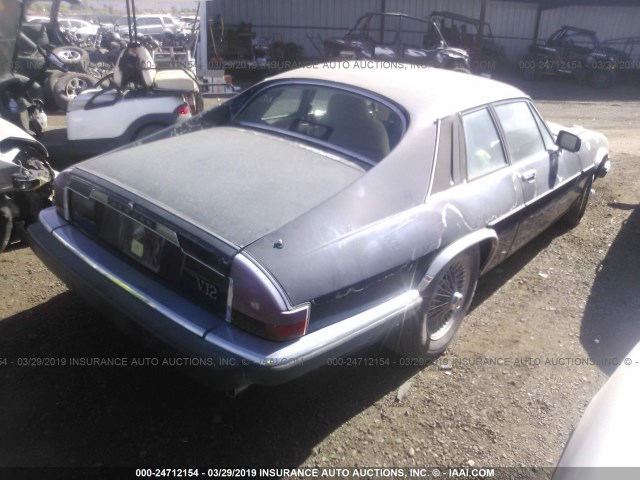 SAJNV5847GC128483 - 1986 JAGUAR XJS BLUE photo 4