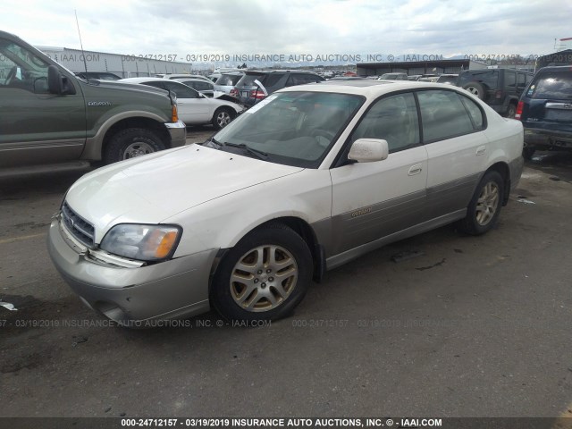 4S3BE686427203960 - 2002 SUBARU LEGACY OUTBACK LIMITED WHITE photo 2