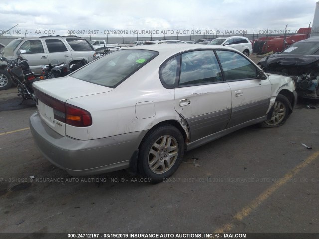 4S3BE686427203960 - 2002 SUBARU LEGACY OUTBACK LIMITED WHITE photo 4