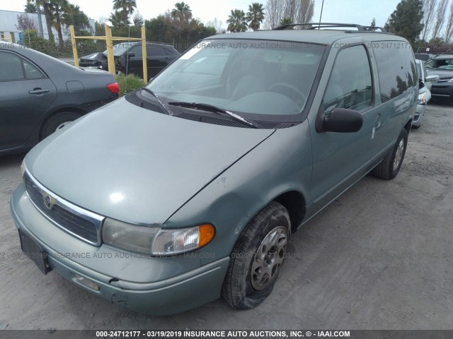 4M2DV1117VDJ42534 - 1997 MERCURY VILLAGER GREEN photo 2