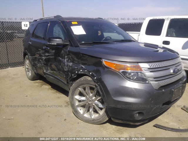 1FM5K7D83DGB39296 - 2013 FORD EXPLORER XLT GRAY photo 6