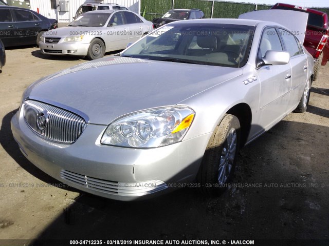 1G4HD57M79U112552 - 2009 BUICK LUCERNE CXL SILVER photo 2