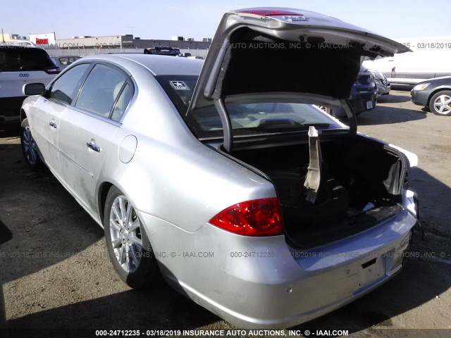 1G4HD57M79U112552 - 2009 BUICK LUCERNE CXL SILVER photo 3