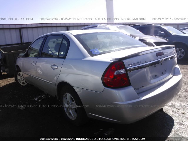 1G1ZT52815F309908 - 2005 CHEVROLET MALIBU LS SILVER photo 3