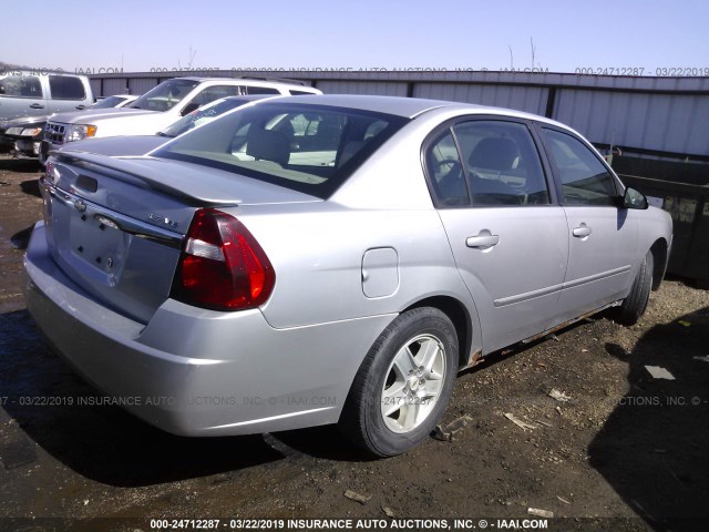1G1ZT52815F309908 - 2005 CHEVROLET MALIBU LS SILVER photo 4