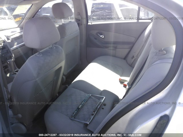1G1ZT52815F309908 - 2005 CHEVROLET MALIBU LS SILVER photo 8