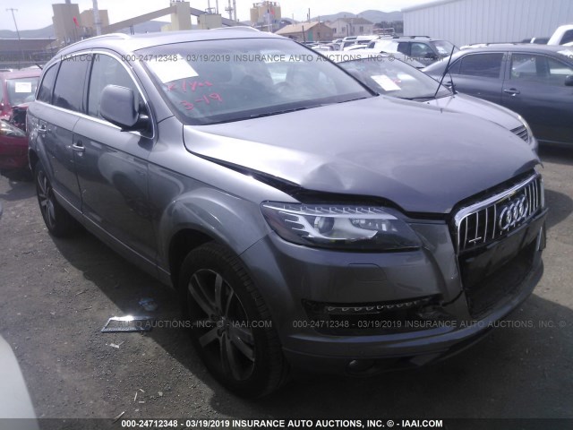 WA1LGBFE5CD006634 - 2012 AUDI Q7 PREMIUM PLUS GRAY photo 1