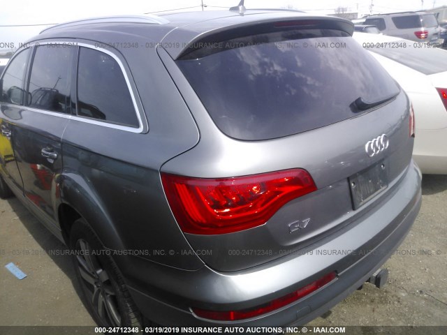 WA1LGBFE5CD006634 - 2012 AUDI Q7 PREMIUM PLUS GRAY photo 3