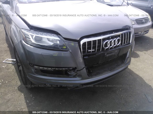 WA1LGBFE5CD006634 - 2012 AUDI Q7 PREMIUM PLUS GRAY photo 6