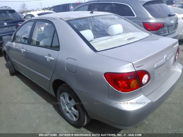 1NXBR32EX3Z133205 - 2003 TOYOTA COROLLA CE/LE/S SILVER photo 3