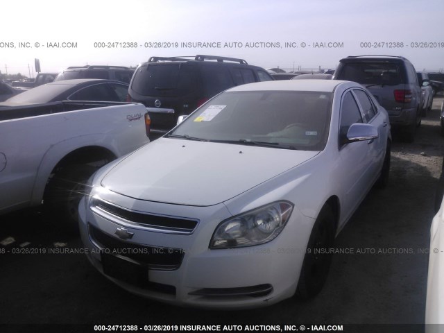 1G1ZG57B294119495 - 2009 CHEVROLET MALIBU LS WHITE photo 2