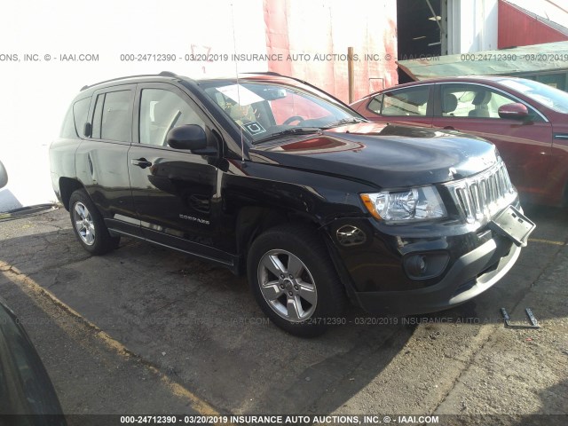 1C4NJCBA1DD168996 - 2013 JEEP COMPASS SPORT BLACK photo 1