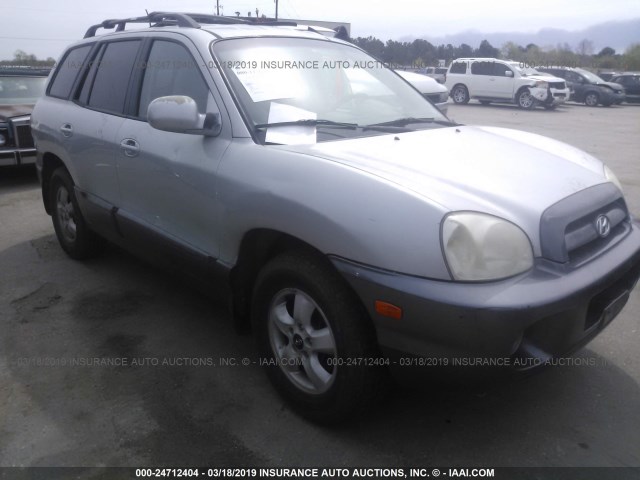 KM8SC73D06U090285 - 2006 HYUNDAI SANTA FE GLS/LIMITED SILVER photo 1