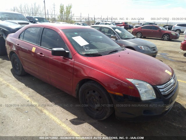 3FAFP06ZX6R179142 - 2006 FORD FUSION S RED photo 1