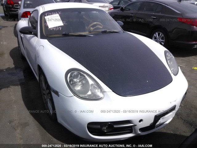 WP0AA29887U763182 - 2007 PORSCHE CAYMAN S WHITE photo 1