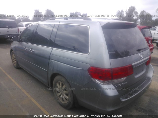 5FNRL38648B116372 - 2008 HONDA ODYSSEY EXL SILVER photo 3